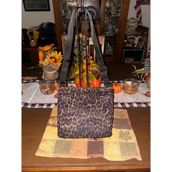 Coach Purple Ocelot Crossbody Purse Women’s - Picture 3 of 12